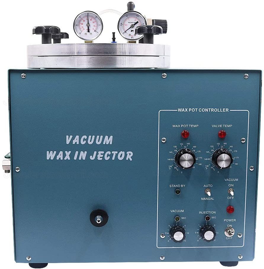 3KG Jewelry Vacuum Wax Injector Machine Digital Jewelry Casting Machine Wax Injection Machine Temperature Control