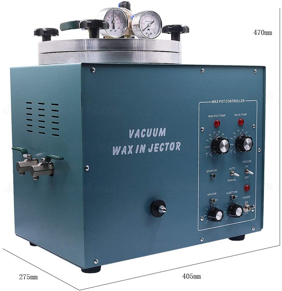 3KG Jewelry Vacuum Wax Injector Machine Digital Jewelry Casting Machine Wax Injection Machine Temperature Control