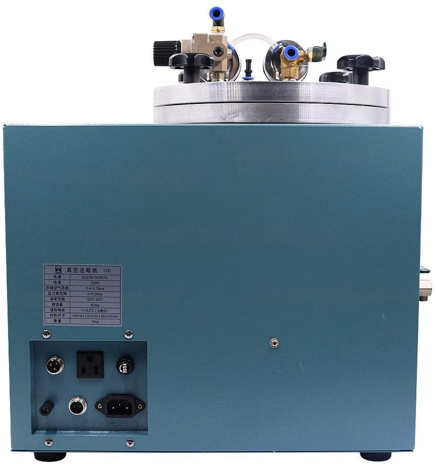 3KG Jewelry Vacuum Wax Injector Machine Digital Jewelry Casting Machine Wax Injection Machine Temperature Control