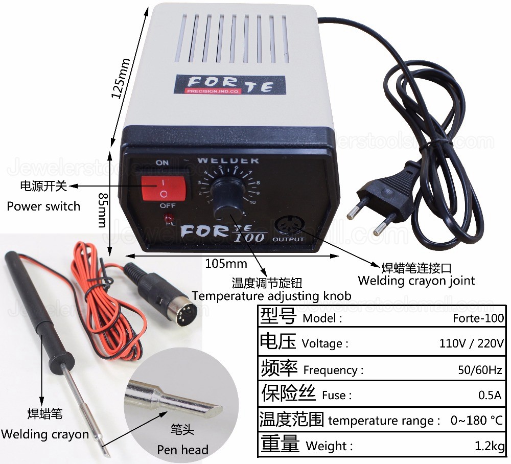 Electric Wax Welder for Jewelry Soldering Jewellery Making Tools Jewelry Welding Machine