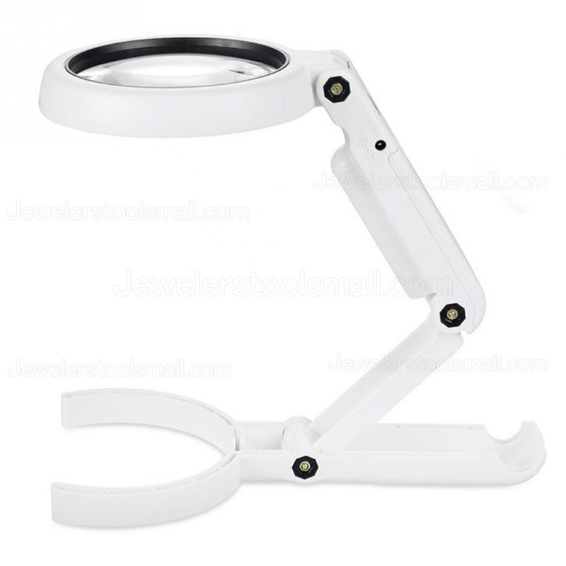 5/11X Multi-functional Magnifying Glass Lamp 8 LED for Reading Repair