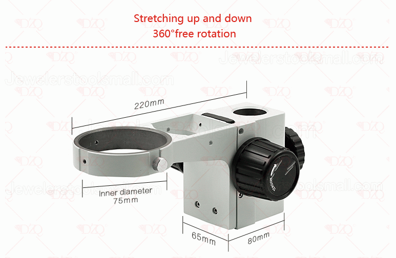 ZQ-70 Jewelry Microscope Gem Microscopy Micro Stone Setting Microscope 7-45X